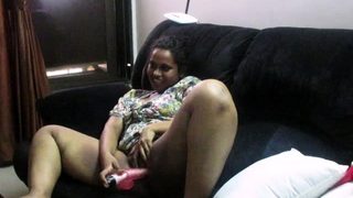 Perfect Big Tits Indian MILF Squeezes Fucking Herself